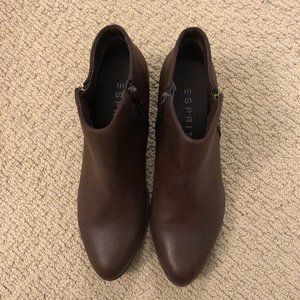 Esprit brown booties FREE SHIPPING